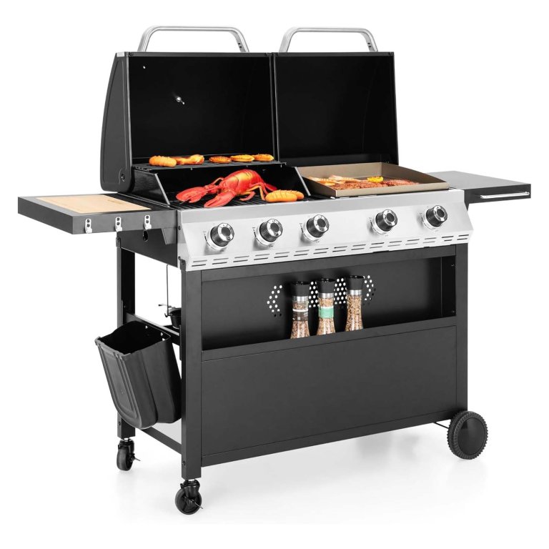 Early Memorial Day Amazon Grill Deals Captiva Designs Propane Gas Griddle Grill Combo