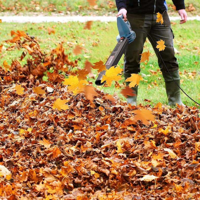 Early Memorial Day Deals Amazon SENIX 6 Amp Handheld Electric Leaf Blower