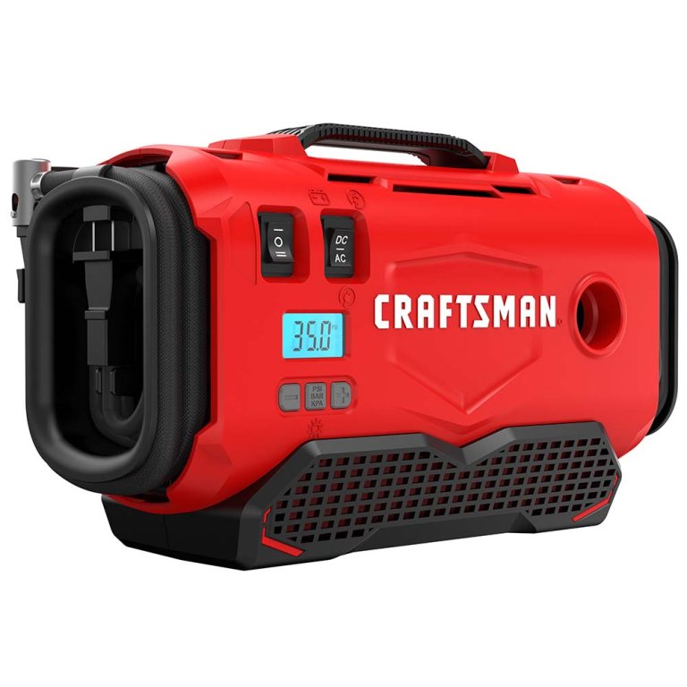 Early Memorial Day Deals Lowes Craftsman V20 120V Lithium-Ion Air Inflator