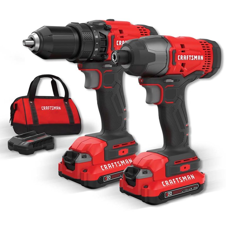 Early Memorial Day Deals Lowes Craftsman V20 2-Tool Power Tool Combo Kit