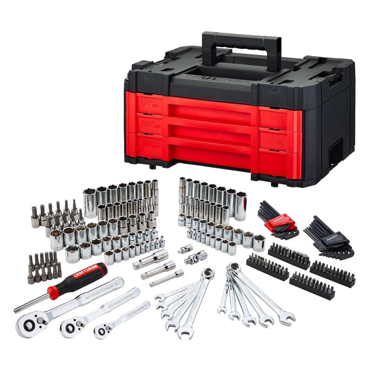 Early Memorial Day Deals Lowes Craftsman Versastack 242-Piece Mechanics Tool Set