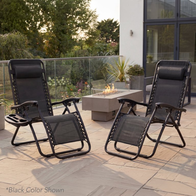Early Memorial Day Deals Walmart Best Choice Products Zero Gravity Reclining Chairs (2-Pack)