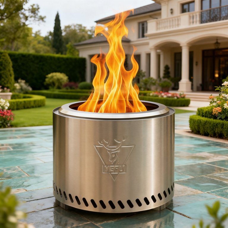 Early Memorial Day Deals Wayfair Stainless Steel Smokeless Fire Pit