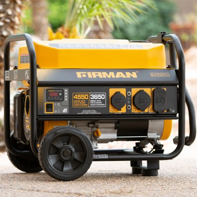 Firman 4,550-Watt Recoil Start Generator.
