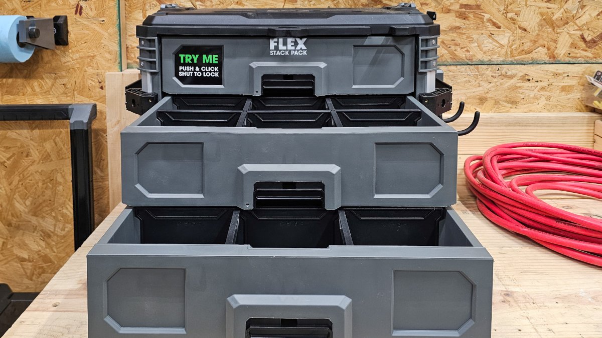 Flex stackable tool box