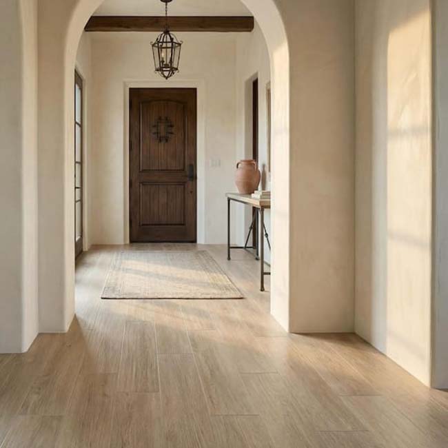 Flooring Options That Only Look Like Wood TrafficMaster Matte Ceramic Wood-Look Floor Tile