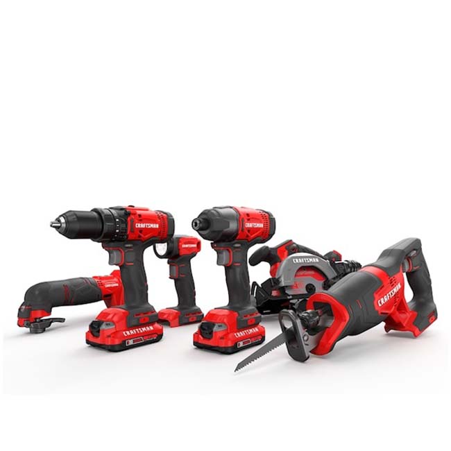 Lowe's Deal Craftsman V20 6-Tool Power Tool Combo Kit