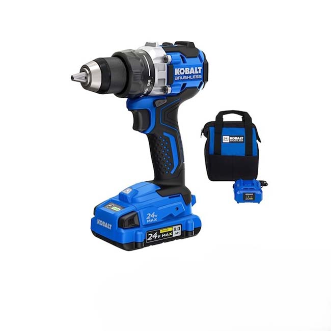 Lowe's Deal Kobalt Next-Gen 24V Brushless 1 2-in Drill Kit
