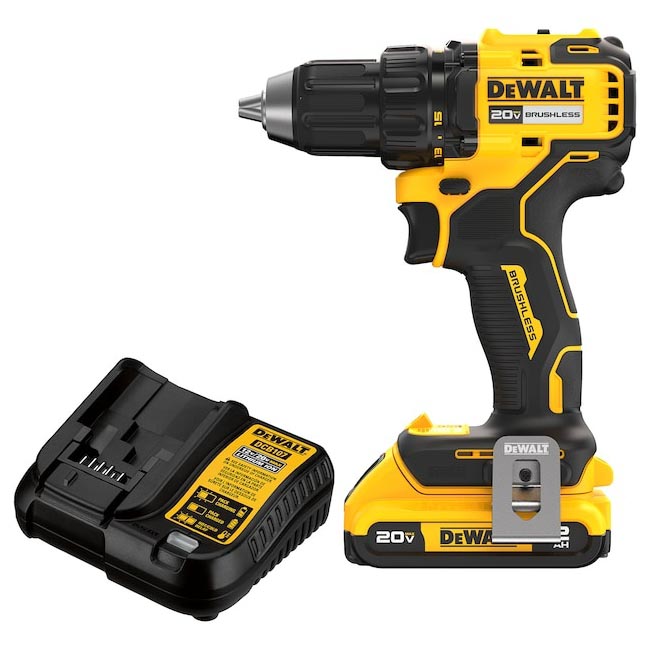 May Deals at Lowes DEWALT 20V Max Brushless 1 2-in Cordless Drill Kit