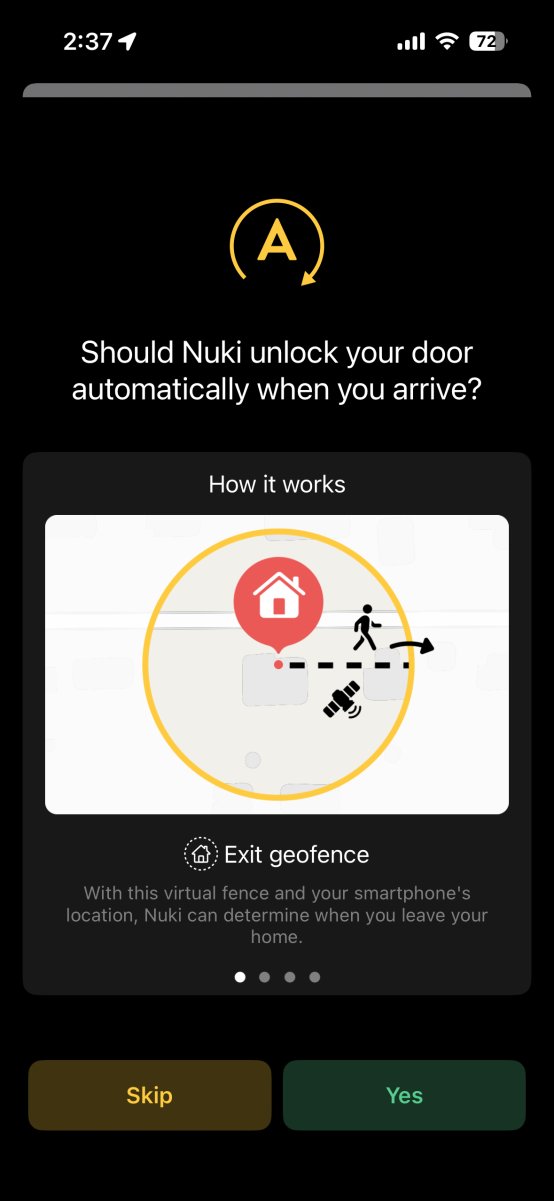 The Nuki Smart Lock app