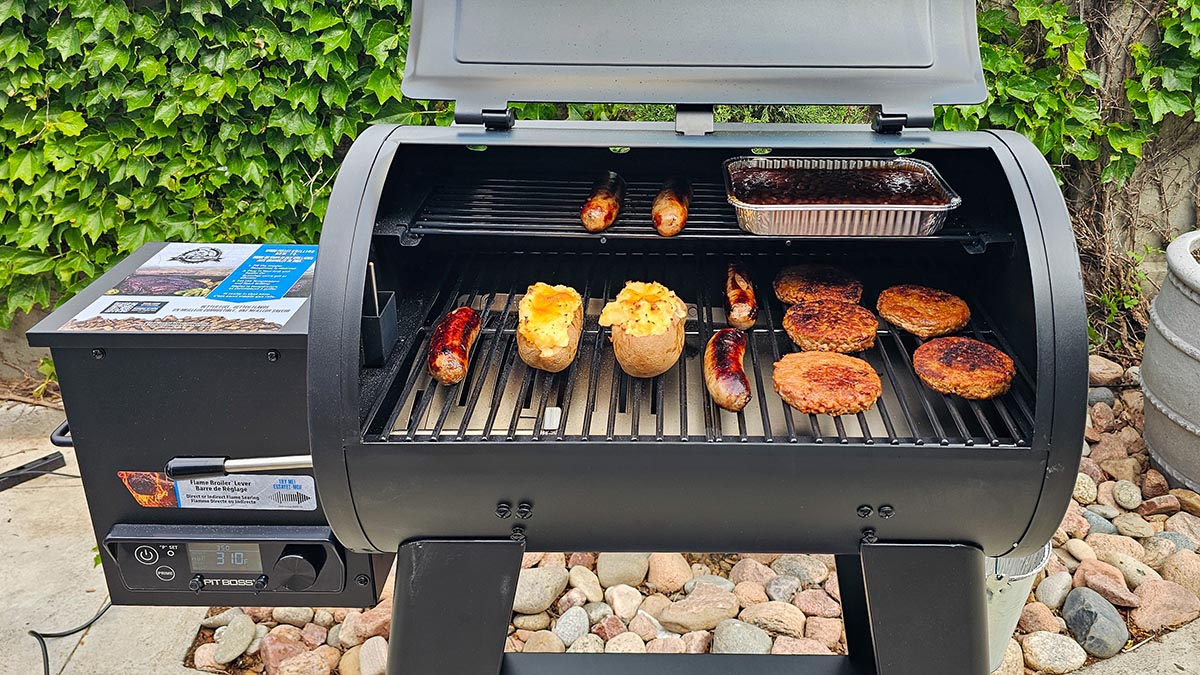 Pit Boss cooking