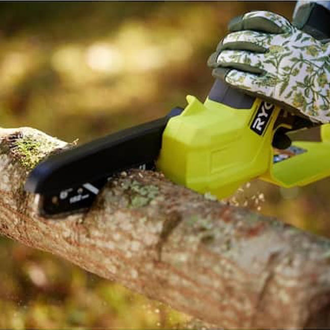Ryobi BOGO RYOBI ONE+ 18V 6-in Compact Pruning Mini Chainsaw