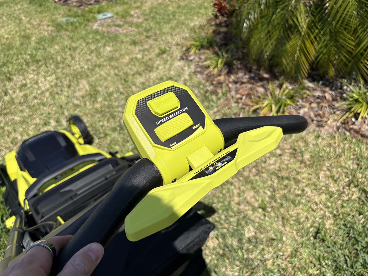 Ryobi small lawn mower self propelled