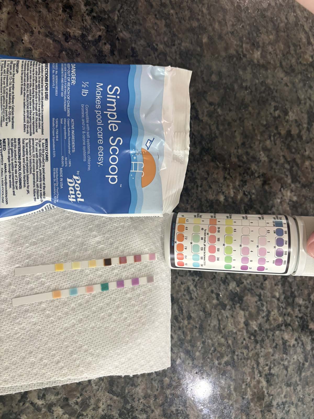 Simple Scoop water test