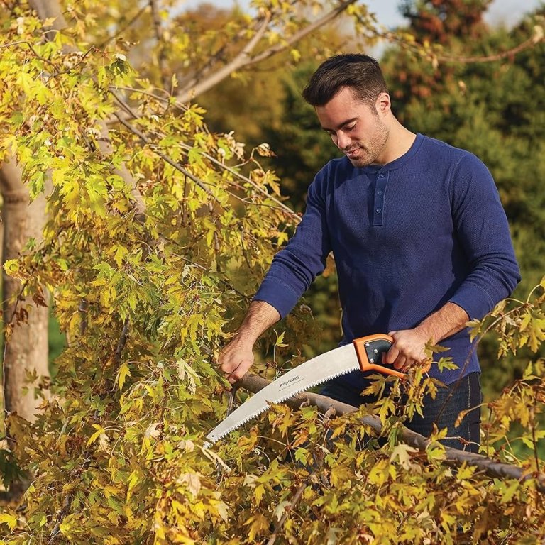 The Best Gifts for the DIY Dad Fiskars 15-Inch Power Tooth Softgrip Pruning Saw