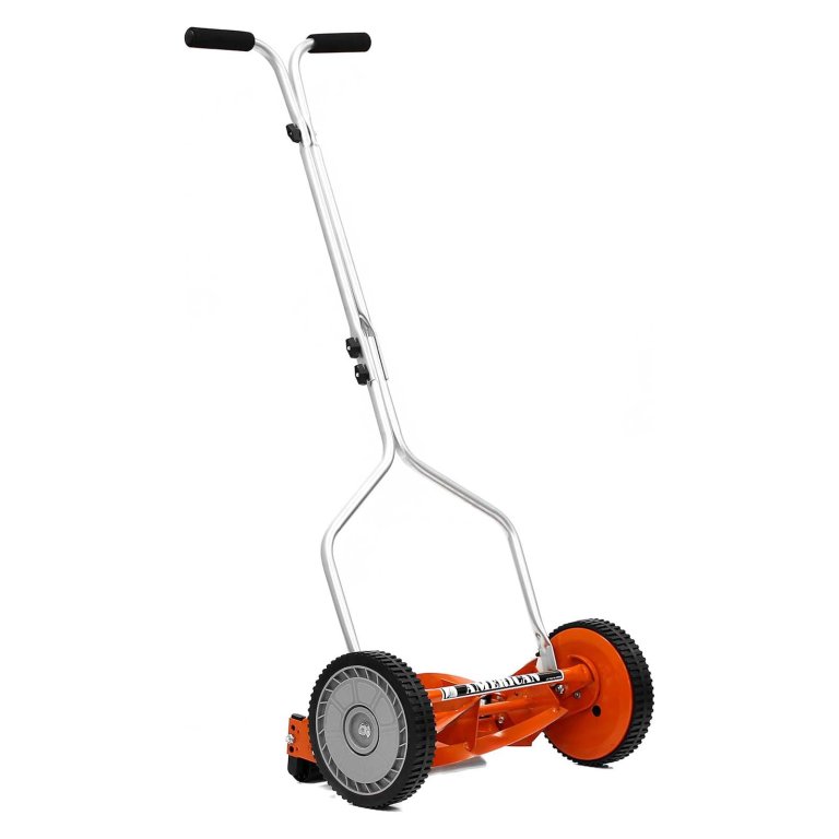 The American Lawn Mower Company 14-Inch Manual Reel Mower on a white background
