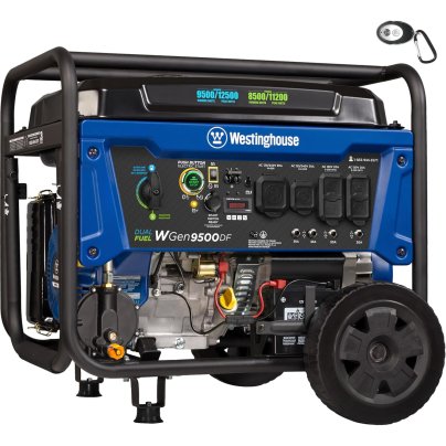 Westinghouse 9,500-Watt Dual Fuel Portable Generator