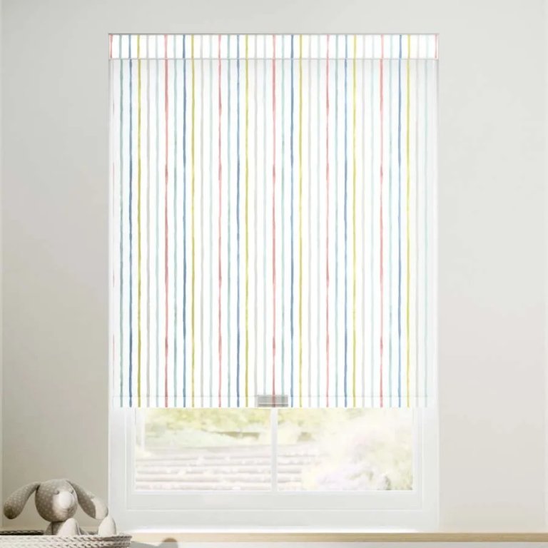 Window Treatments That Help Lower Your Energy Bill This Summer Little Dreamer Room Darkening Roller Shades