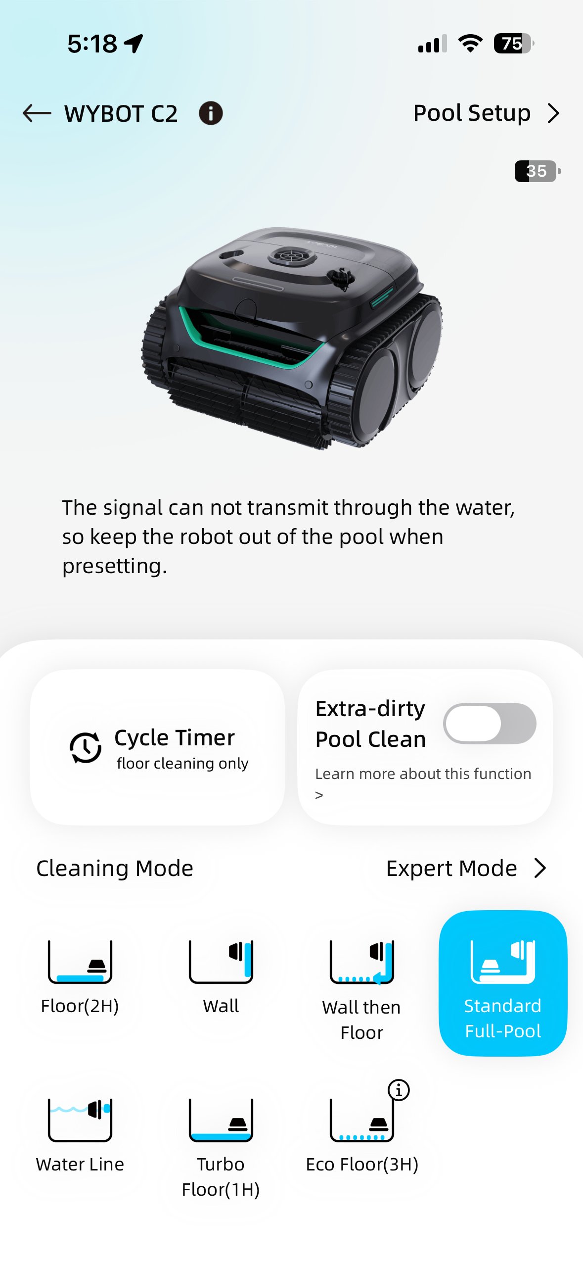 Wybot C2 app