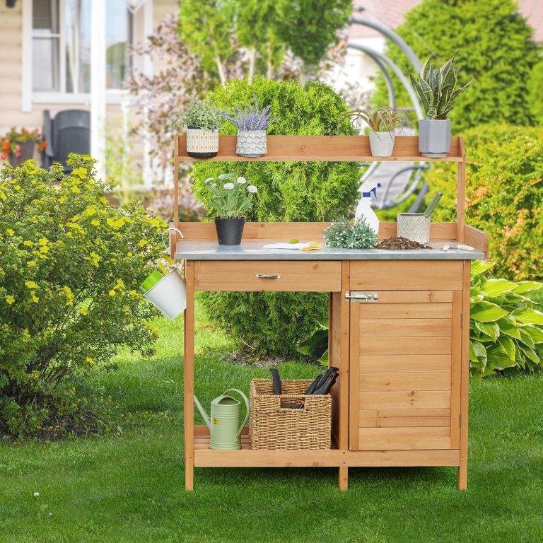 Yaheetech Garden Potting Bench Table