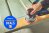 Bosch Random Orbital Sander used in a door refinishing job, showcased in Prime Day sale
