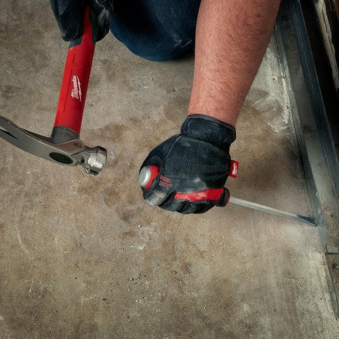 A person using the Lifetime Milwaukee 2-Piece Demo Screwdriver Set