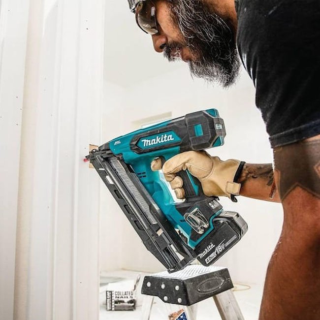 Gifts for the Dad Who Has Every Tool Makita 18V Cordless Angled Finish Nailer