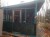 Author Lauren Landers' potting shed chicken coop in progress.