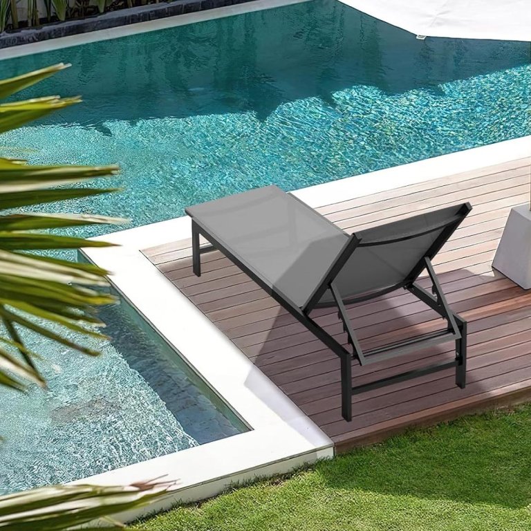 Prime Day Best Patio Deals 2-Piece Aluminum Chaise Lounge Set