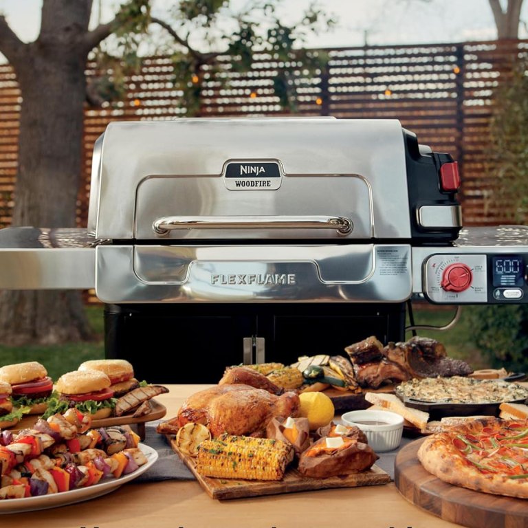 Prime Day Ninja Deals Ninja FlexFlame PG301 5-in-1 Electric & Propane Outdoor Grill