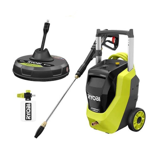 Ryobi Deal Ryobi 2100 PSI Electric Pressure Washer Kit