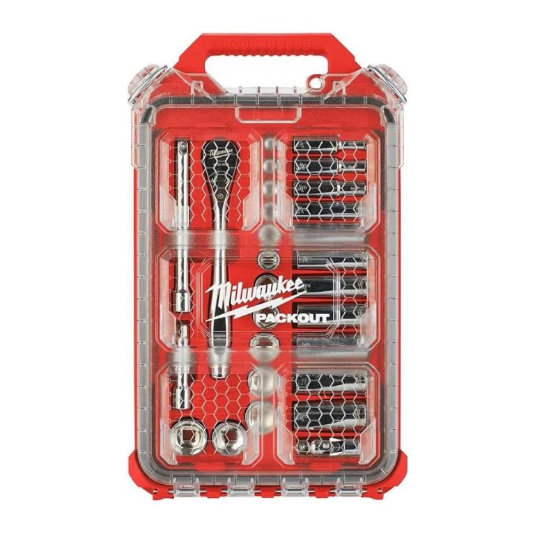 Amazon Socket Set Deals Milwaukee 28-Piece SAE Ratchet and Socket Set
