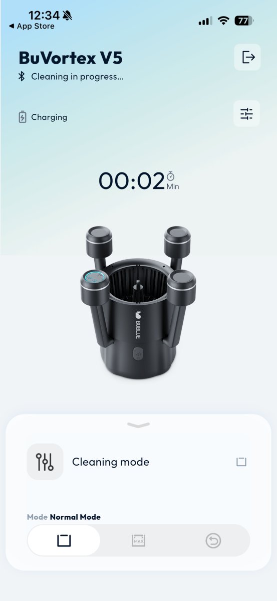 Bublue BuVortex V5 Robotic Pool Skimmer App