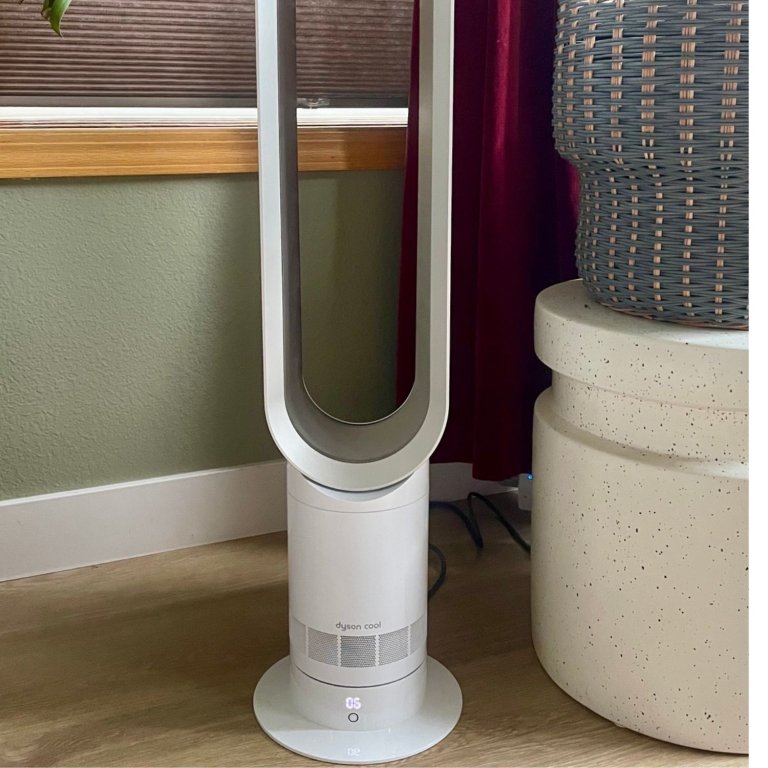 Dyson Cool AM07 Tower Fan during testing