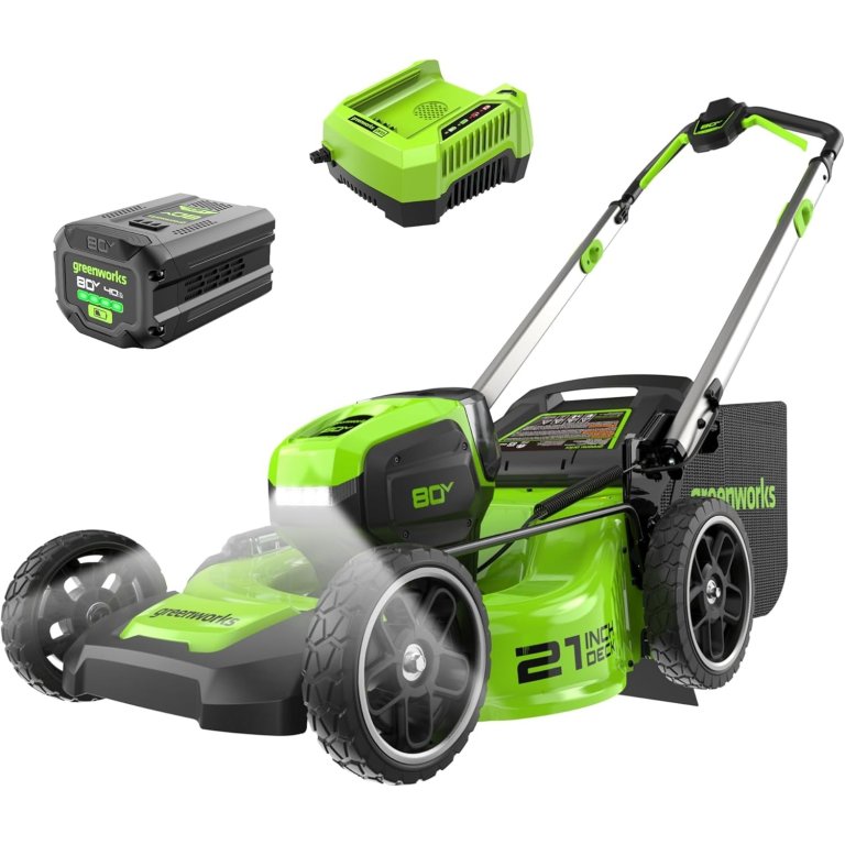 Greenworks 80V 21" Cordless 4-in-1 Push Lawn Mower