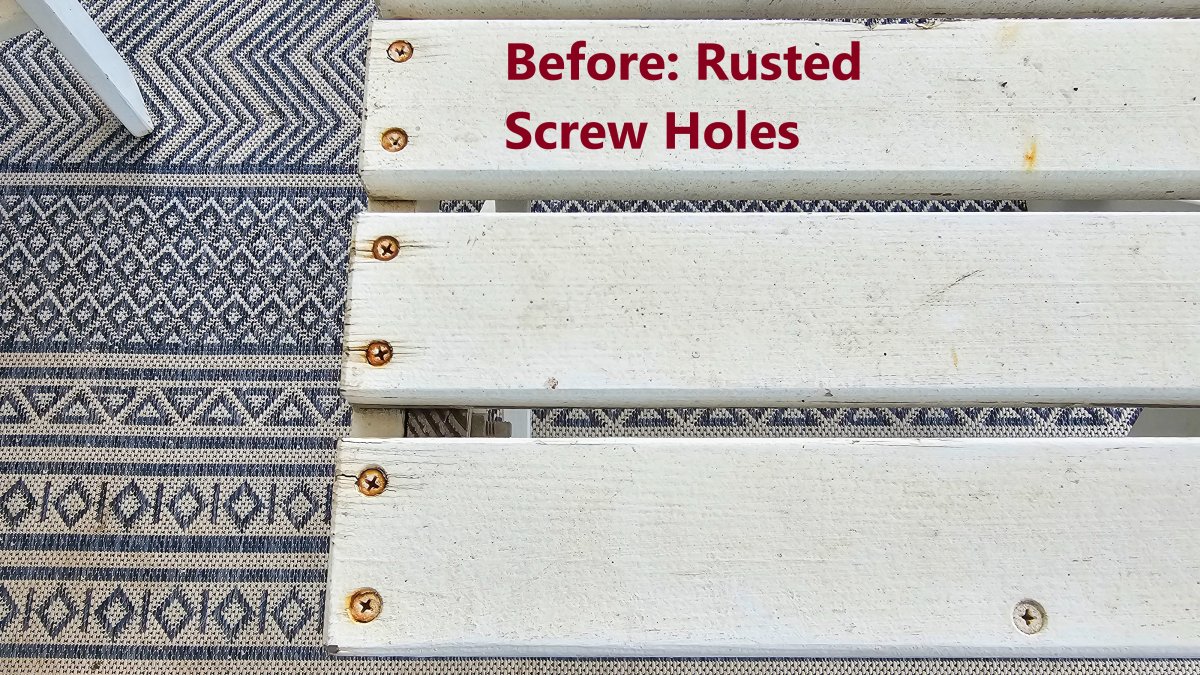 Image of Rusted Screws Before