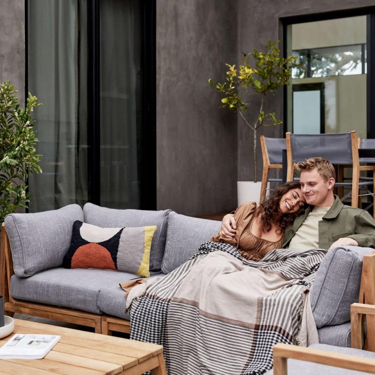OuterWeek Deals on Outer Teak Outdoor L Sectional – 5 Seat