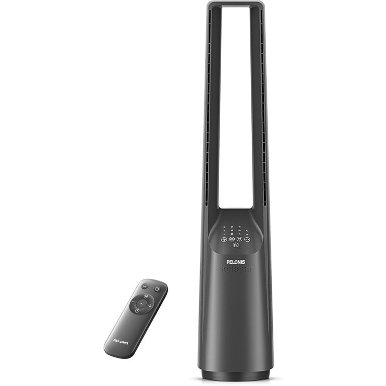 Pelonis 40-Inch Bladeless Tower Fan with Remote