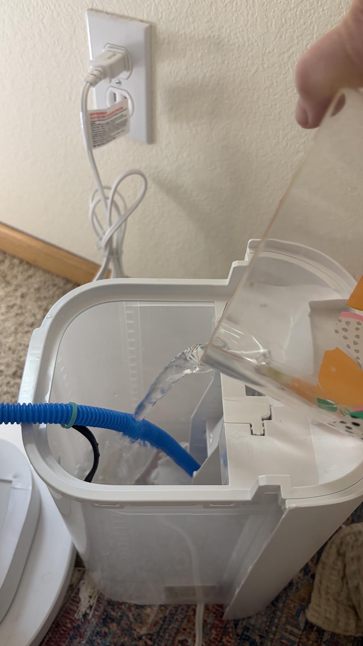 Refilling the Dreo 712S Evaporative Air Cooler water tank
