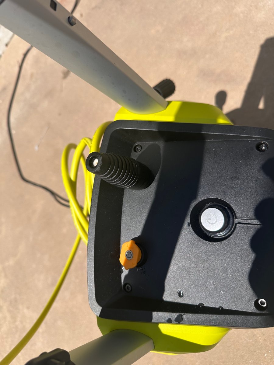 Ryobi Pressure Washer Close-up
