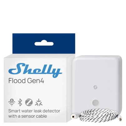 Shelly Flood Gen4 Smart Water Leak Detector