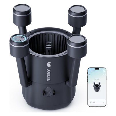 The Best Robotic Pool Skimmers Option Bublue BuVortex V5 Robotic Pool Skimmer