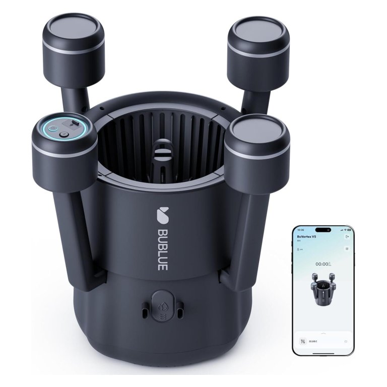 The Best Robotic Pool Skimmers Option Bublue BuVortex V5 Robotic Pool Skimmer