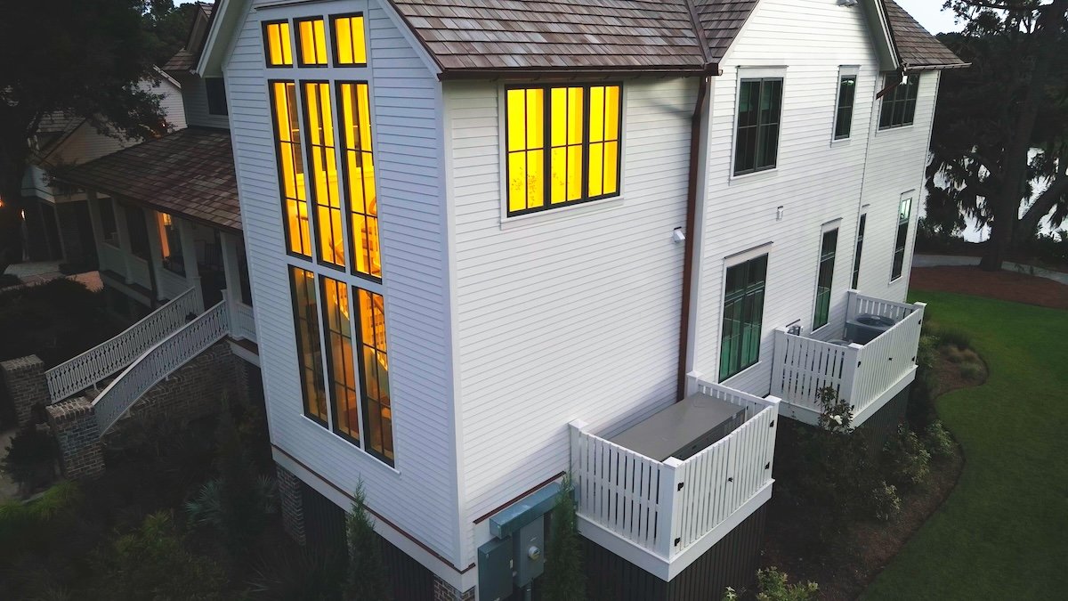 A new construction home with propane power and a backup generator.