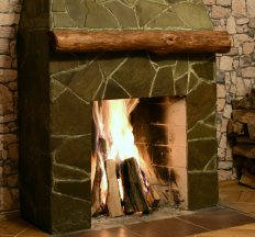 Rumford fireplace, old school masonry.