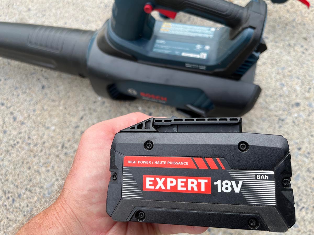 Bosch blower battery