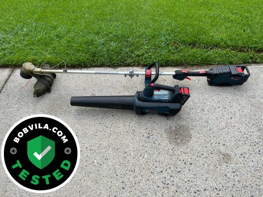 Bosch string trimmer and leaf blower