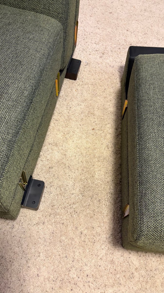 Cozey Neptune Sleeper Sofa connection brackets