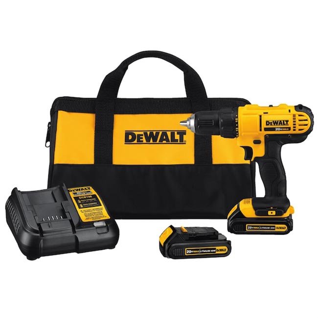 Early Labor Day DeWalt Lowe's Deals DeWalt 20V 1 2-Inch Drill Kit