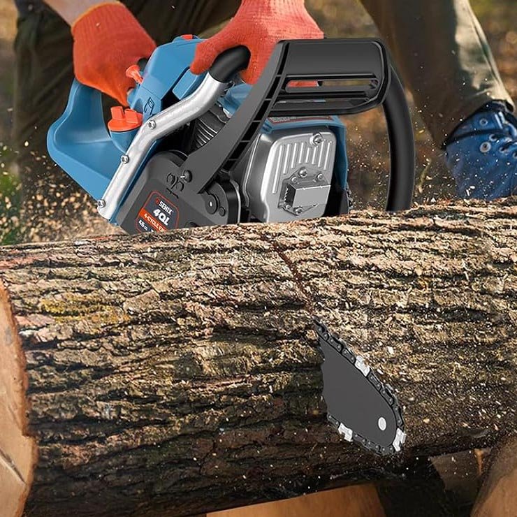 Early Labor Day Deals on Amazon Chainsaws SENIX 16-Inch Gas Chainsaw